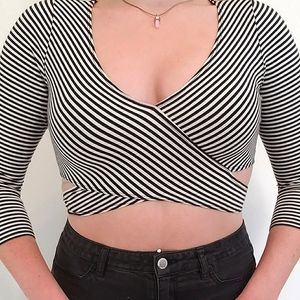 Striped Crop Top